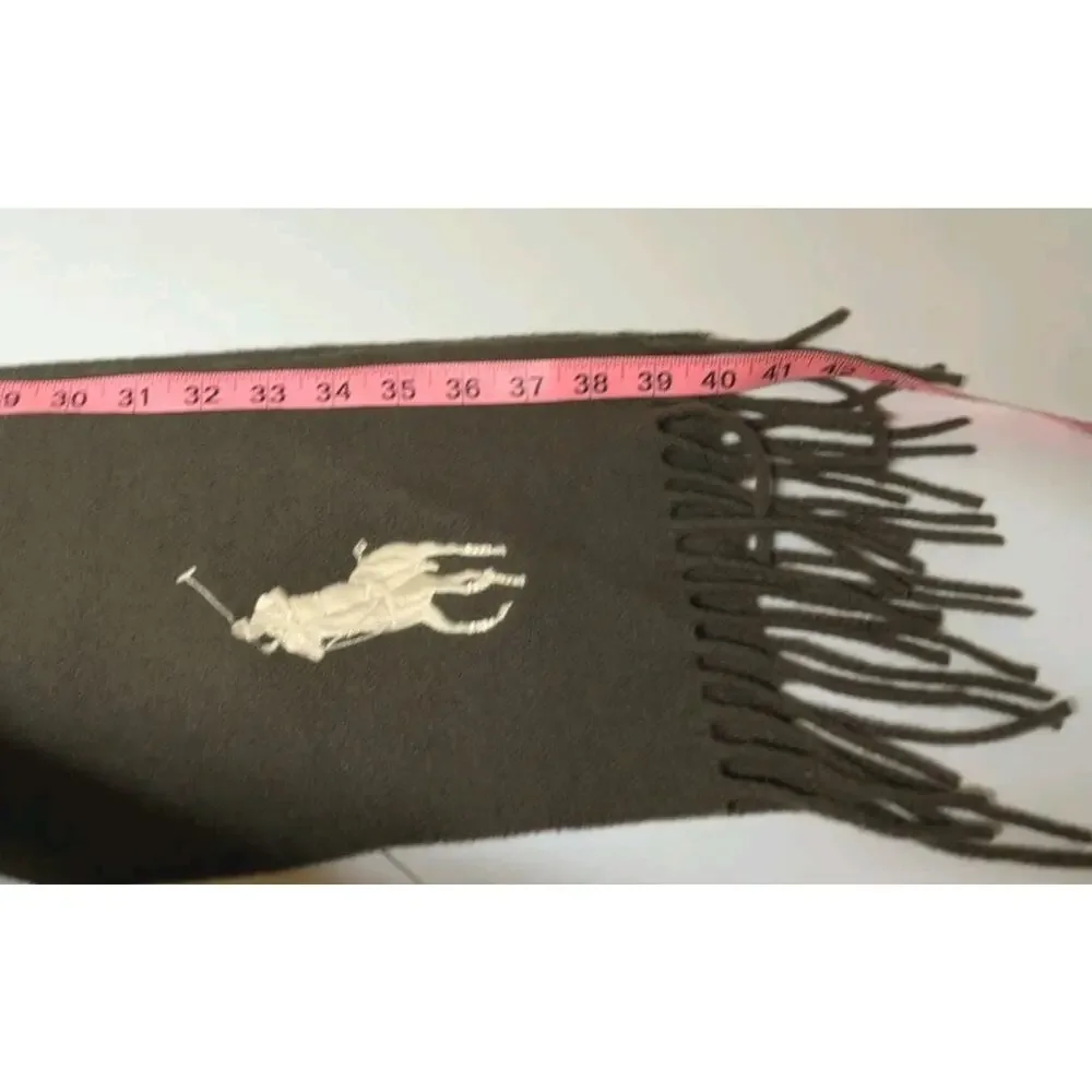 Vintage Polo Ralph Lauren Cashmere Lambs Wool Scarf